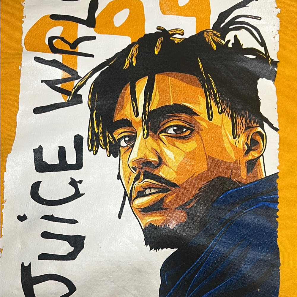 Gildan Orange Graphic Hoodie